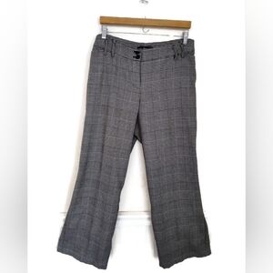 Glen Plaid Womens Career Grandpa Core Pants Size 16